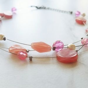 Layered Beach Glass Necklace